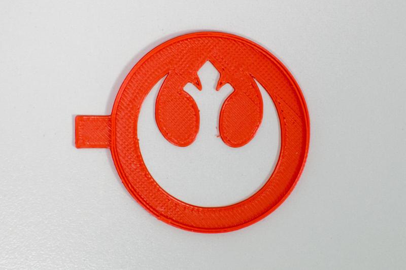 coffee stencil Rebel Aliance