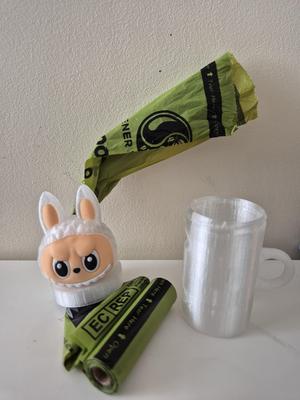 LABUBU poop bag holder and dispenser