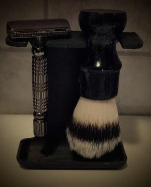 Shaver and Brush Stand