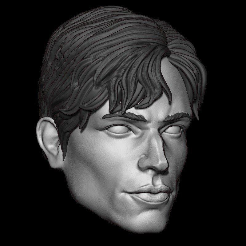 flash head short hair