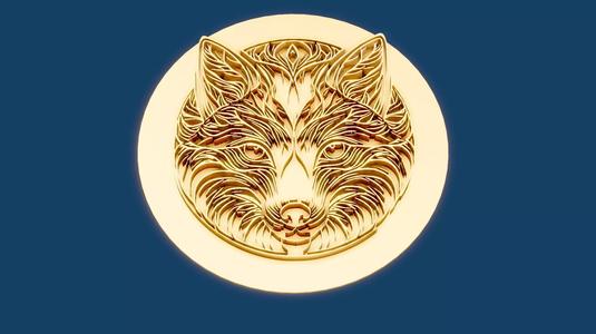 Fox Coaster Wall Decor