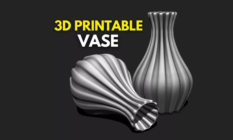 Decor Vase 02 - Modern Home Decor - Flower Pot DIY - Table Vase