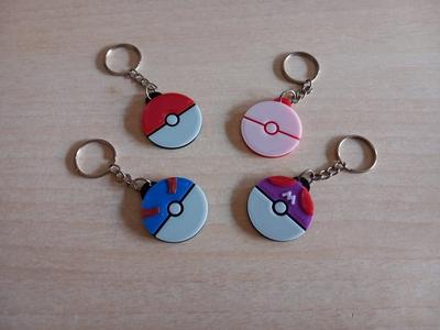 Poke Ball Keychain