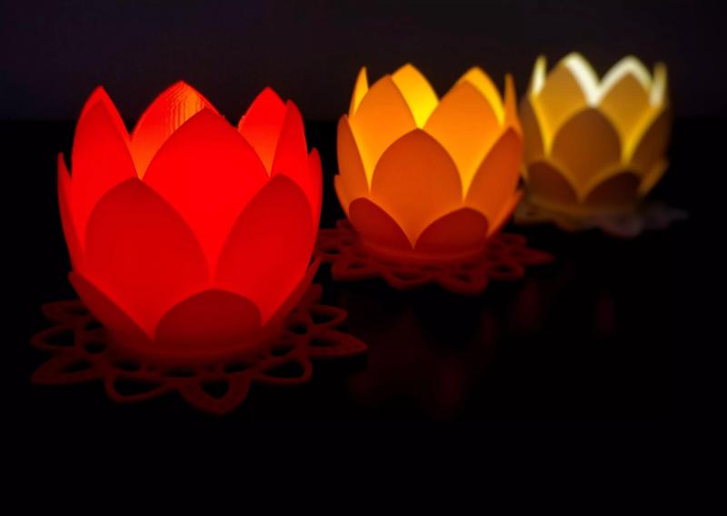 Lotus Flower Tea Light Holder