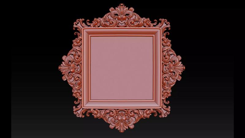 Classic Carved Mirror Frame