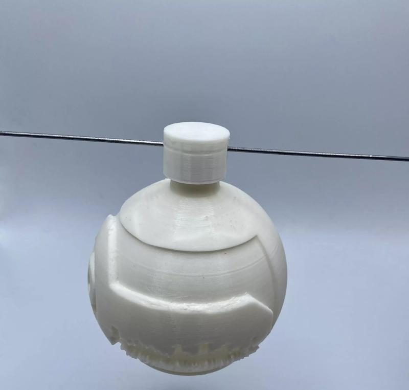 Christmas Ornament Litho Cap