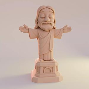 Christ the Redeemer Cartoon Decorative Sculpture
