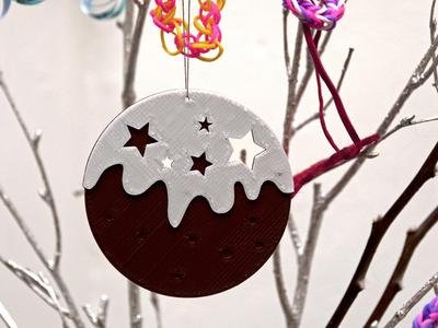 Plum Pudding / Christmas Pudding Tree Ornament