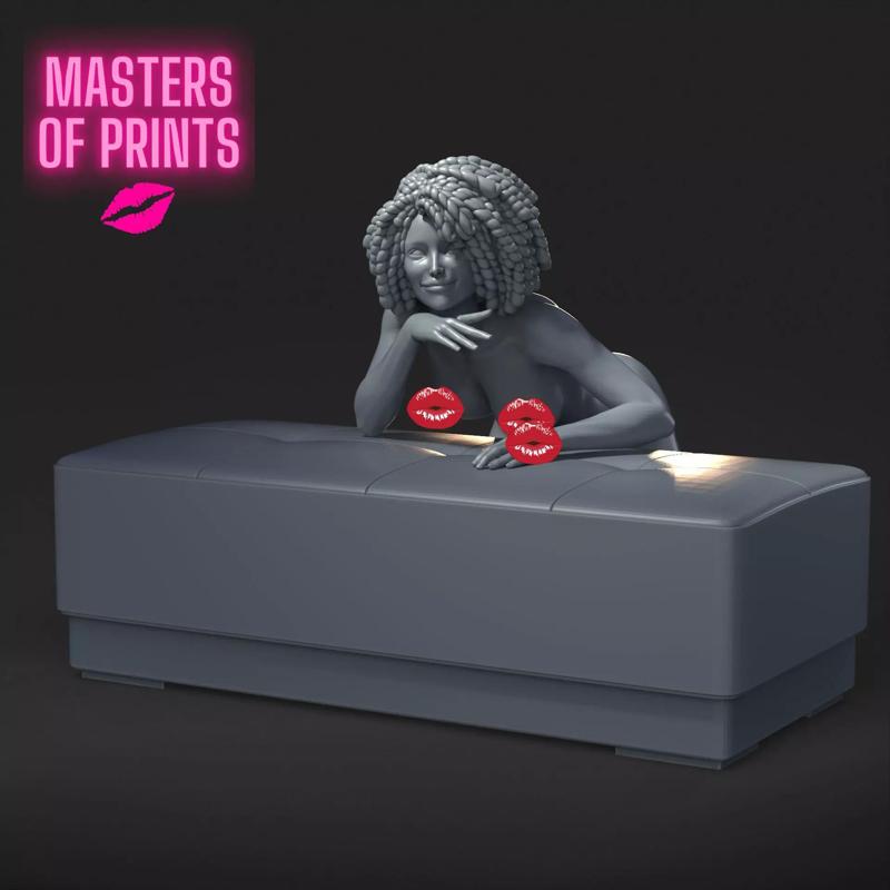 sexy pose - NSFW - EROTIC MINIATURE 75 MM SCALE