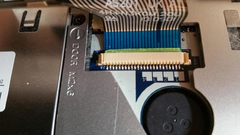 Flat cable connector retainer 24 pin