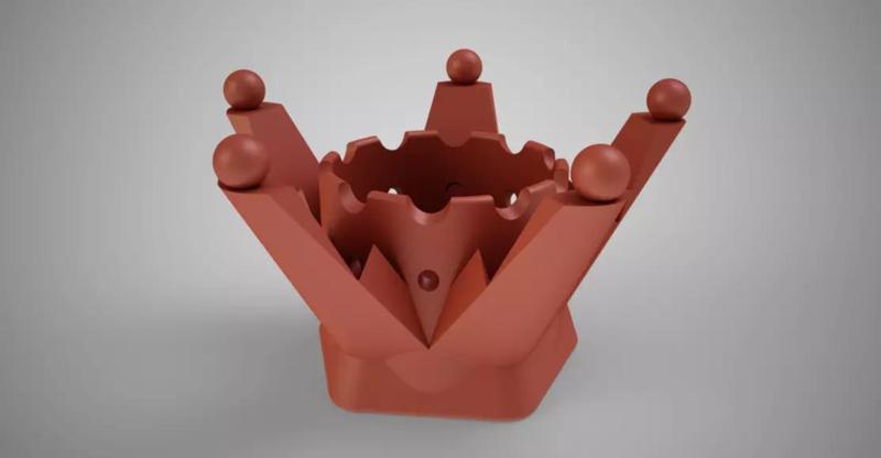 Crown Pen Holder