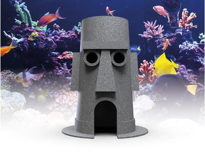 Squidward house for aquarium/fish tank
