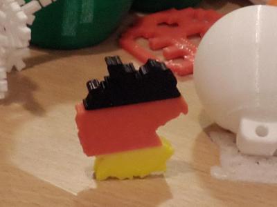 3 color germany map