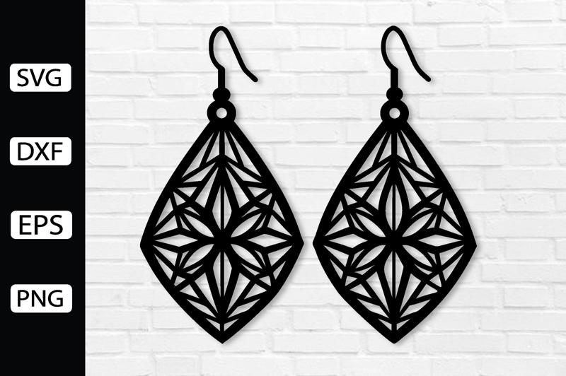 Earring Metal Wall Art Laser Cut Files