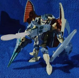 Transformers Beast Wars Cybershark Misseis