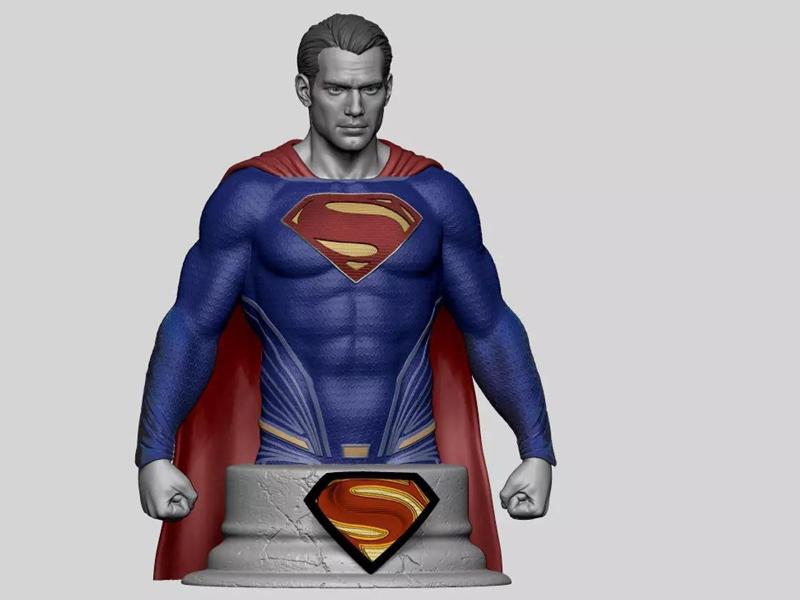 Superman Henry Cavill   High quality 3D print model