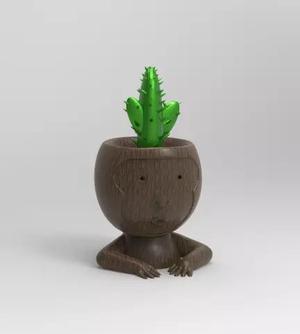 MONKEY FLOWERPOT SUPPORTED