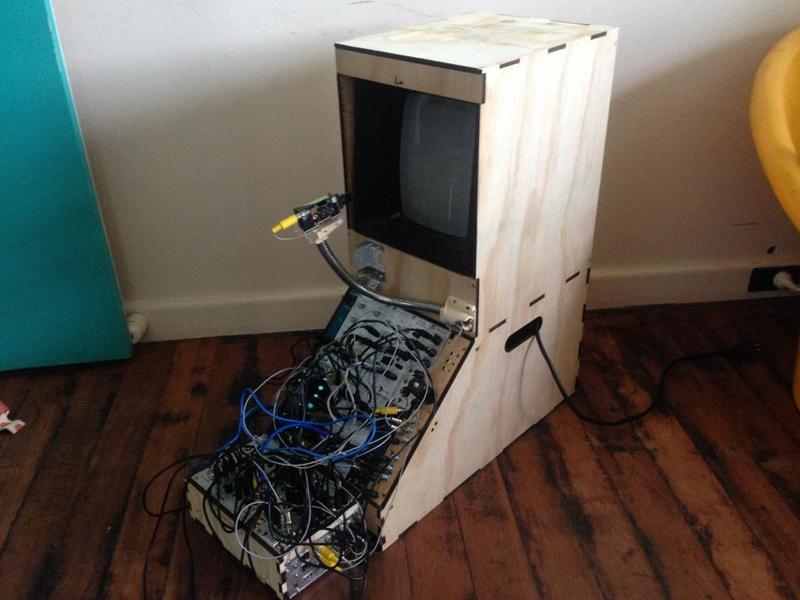 Eurorack Lasercut Case 42HP Vectrex Video Synth Case