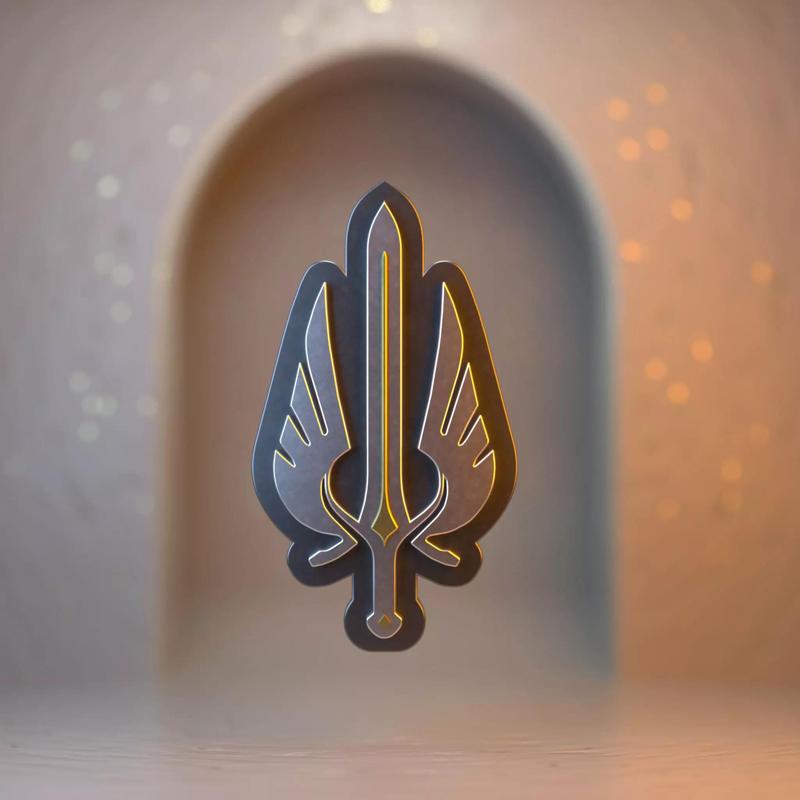 Demacia Keychain Pendant