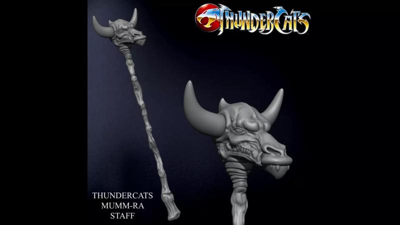 3D PRINTABLE THUNDERCATS MUMM RA STAFF