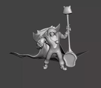 Meowrick Yorick 3D Model