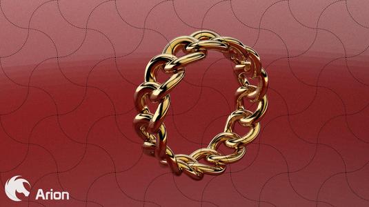 Fine Jewelry, Link Ring 12