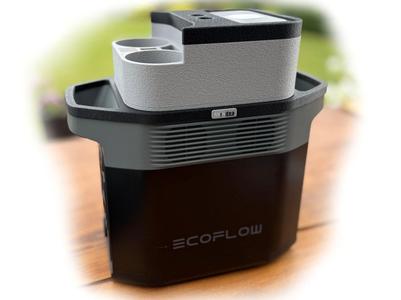 Ecoflow Delta 2 - top box organizer - cup holder