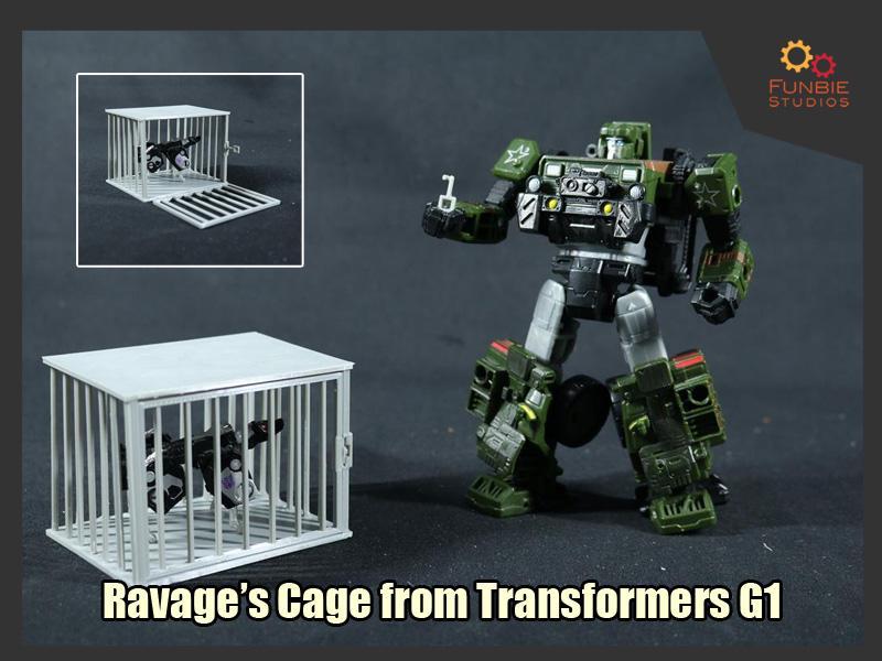 Ravage's Cage from Transformers G1