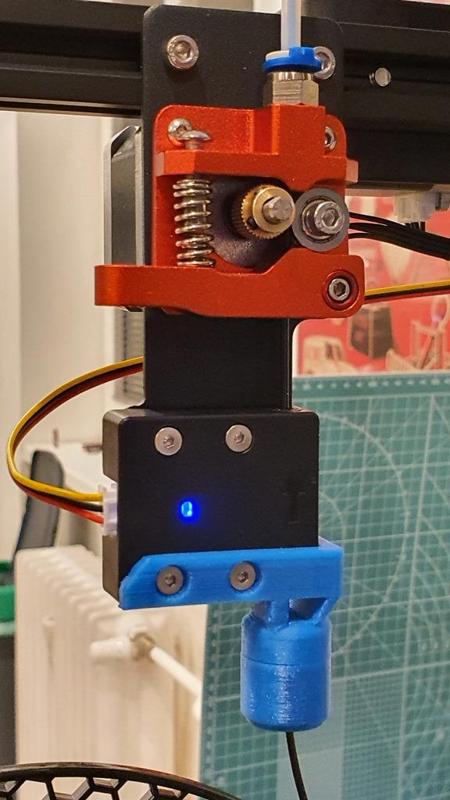 Ender 5 Plus Mounted Filament Cleaner