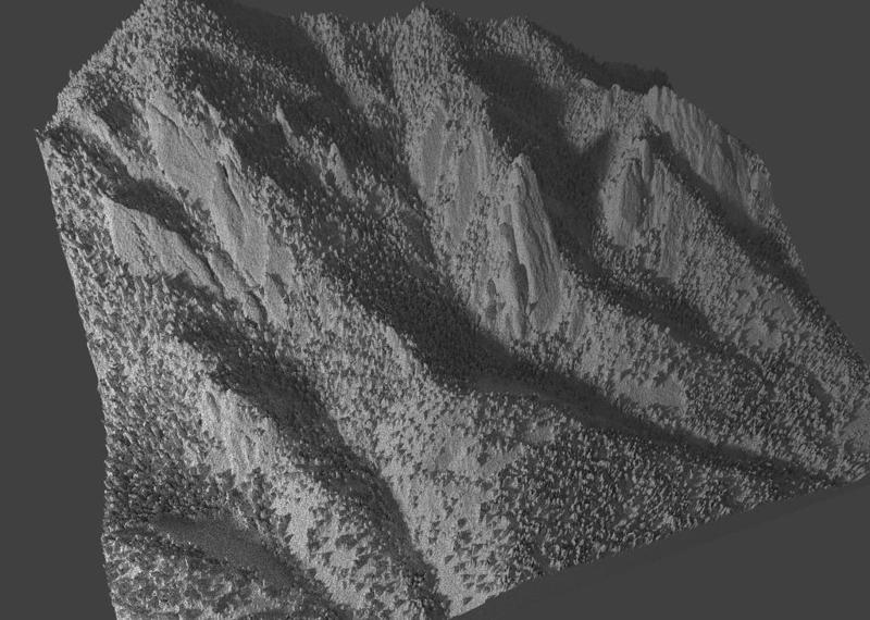 Boulder's Flatirons Climbing Area