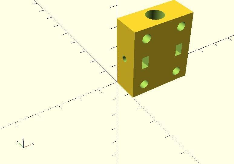 SC8UU bearing block adapter for 8mm rail shaft for Ultimaker 2 custom mechanics