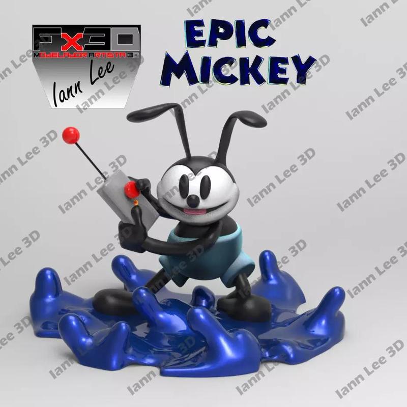 Oswald Epic Mickey Juego Game Disney