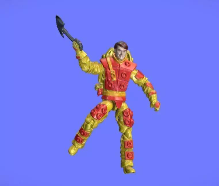 GI-JOE NEW FLAMETHROWER FIGURE - 3D SCAN