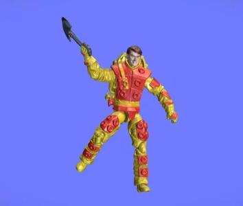 GI-JOE NEW FLAMETHROWER FIGURE - 3D SCAN