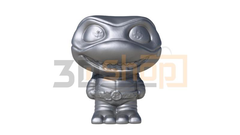 3D Miniature Turtle ORANGE - Figurine, Cute, Chibi