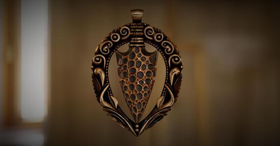 Native American Style Arrow Medallion