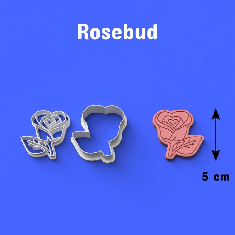 Rosebud Cookie / Fondant Cutter