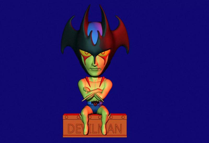 Devilman plastic toy