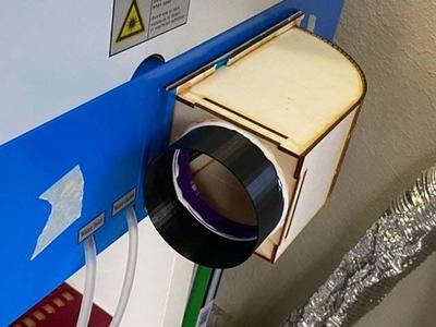 99mm pipe insert for K40 laser cut exhaust model