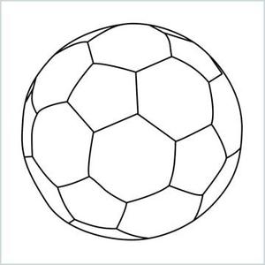 Sporty Football Ball 3D Cookie Cutter