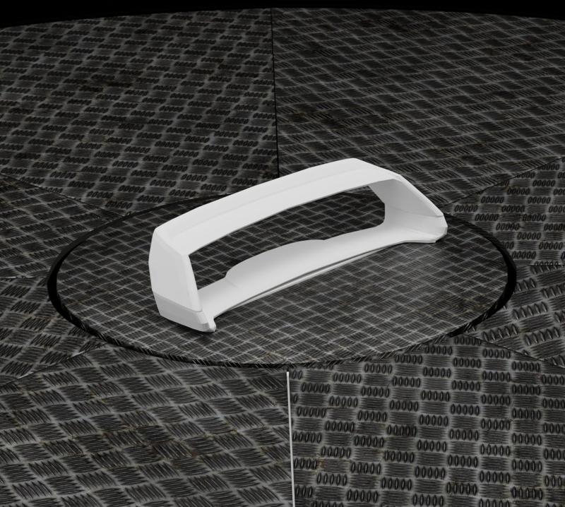 Curved ducktail spoiler for Subaru Impreza WRX