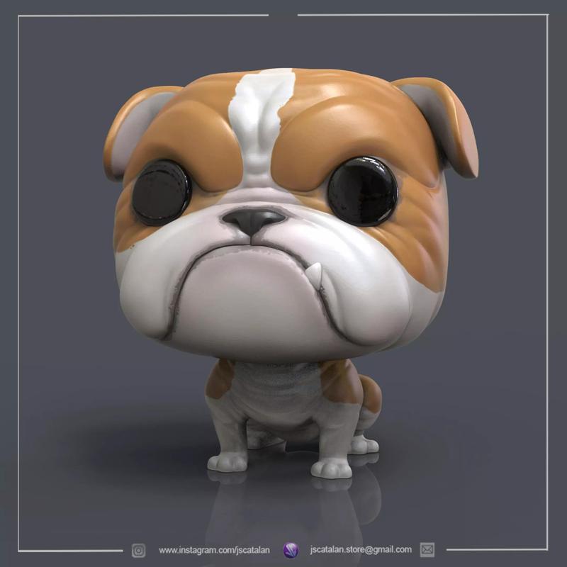 BULLDOG FUNKO POP DOG CUSTOM PETS