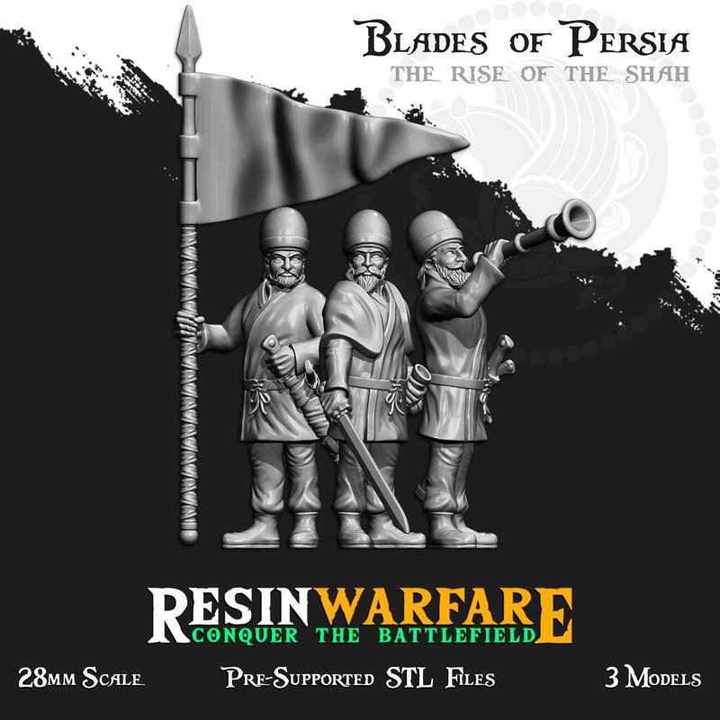Persian Infantry Command Group - Blades of Persia