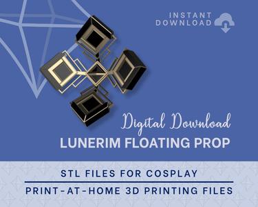LUNE Lunerim Floating Prop STL FILES [Expedition 33] | Cosplay Prop Kit | 3D Print Files | Instant Download