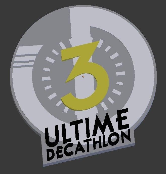 Ultimate Decathlon speedrun challenge logo