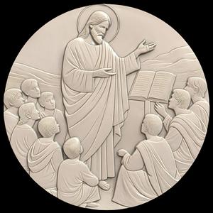 3D Model STL File for CNC Router/Laser & 3D Printer Jesus 1