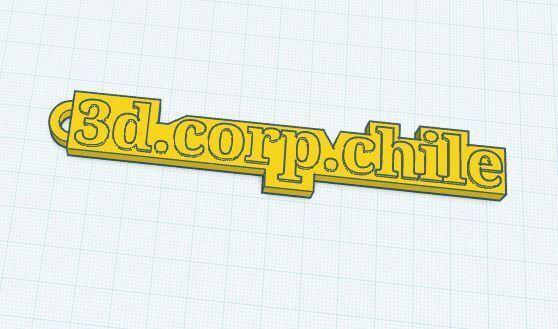keychain 3d.corp.chile
