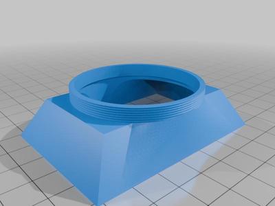 Lens hood for 49mm filter (Helios, Pentacon,...)
