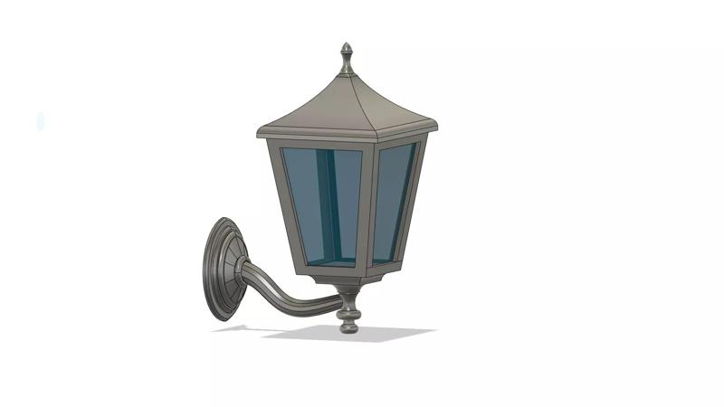 Old Vintage Outdoor Lantern - Lamp