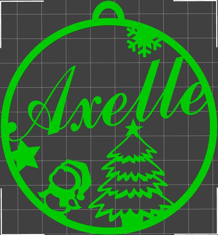 Axelle" Christmas bauble